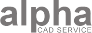 Alpha CAD Service Logo